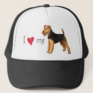 I Love my Welsh Terrier Trucker Hat