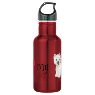 I Love my Westie 532 Ml Water Bottle