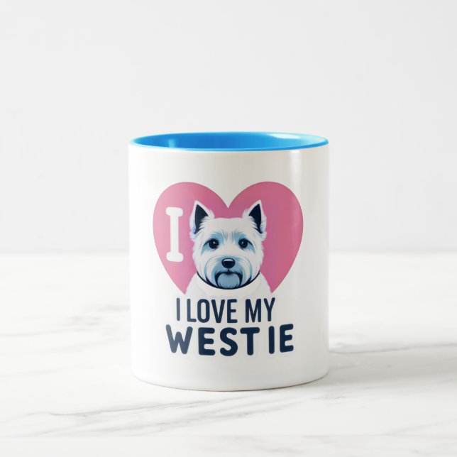  I Love My Westie Dog Mug (Center)