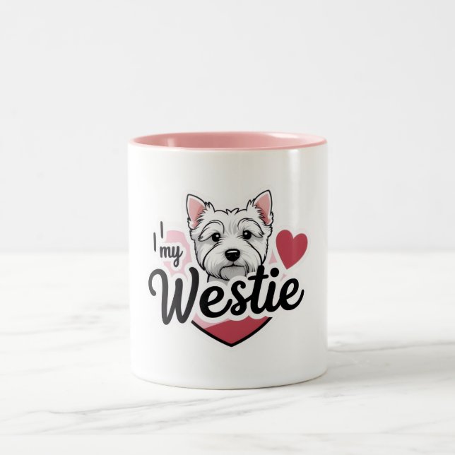 I Love My Westie Dog Mug (Center)