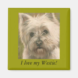 I love my Westie! Magnet