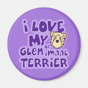 I Love My Wheaten Glen of Imaal Terrier Magnet