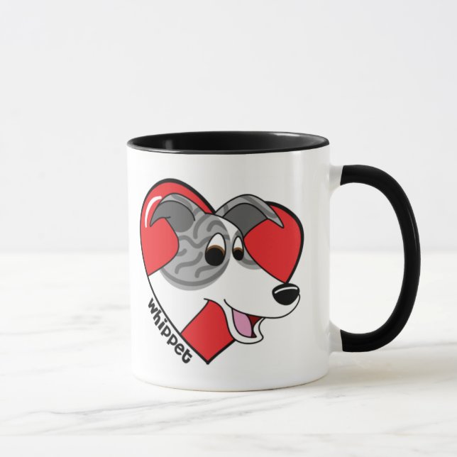 I Love my Whippet Mug (Right)