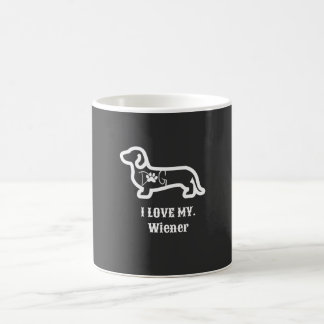 I Love My Wiener  Coffee Mug