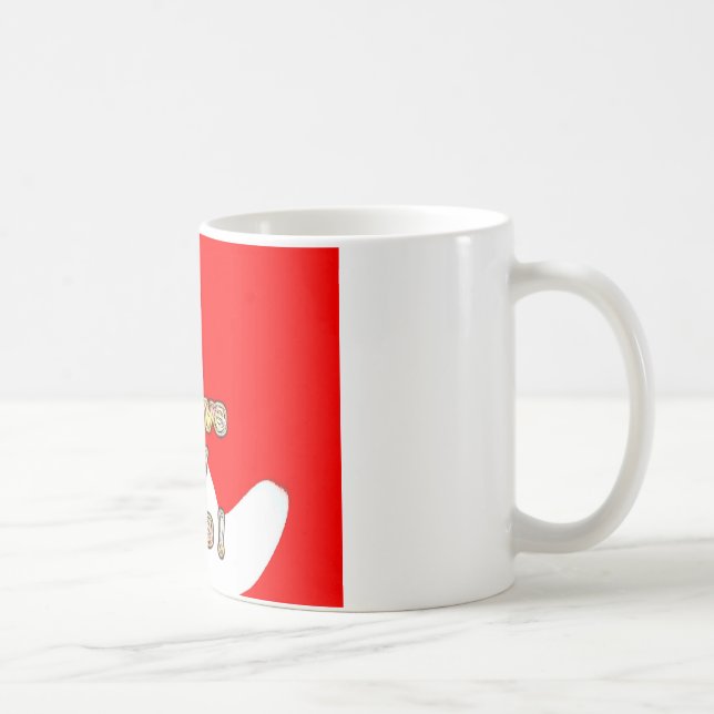 "I Love My Wife" Art Print Coffee Mug (Right)