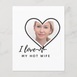 I Love My WIFE - Best friend Personalised PHOTO Flyer