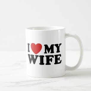 I Love My Wife Coffee Mug