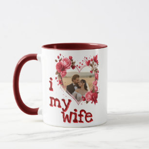 I Love My Wife Custom personalized Trends 2026 Mug