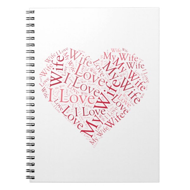 I Love My Wife Notebook (Front)