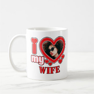 I Love My Wife Personalised Coffee Mug