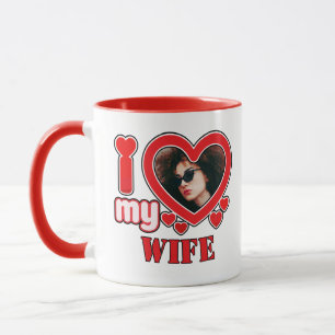 I Love My Wife Personalised Mug