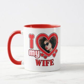 I Love My Wife Personalised Mug