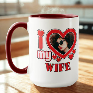 I Love My Wife Personalised Mug