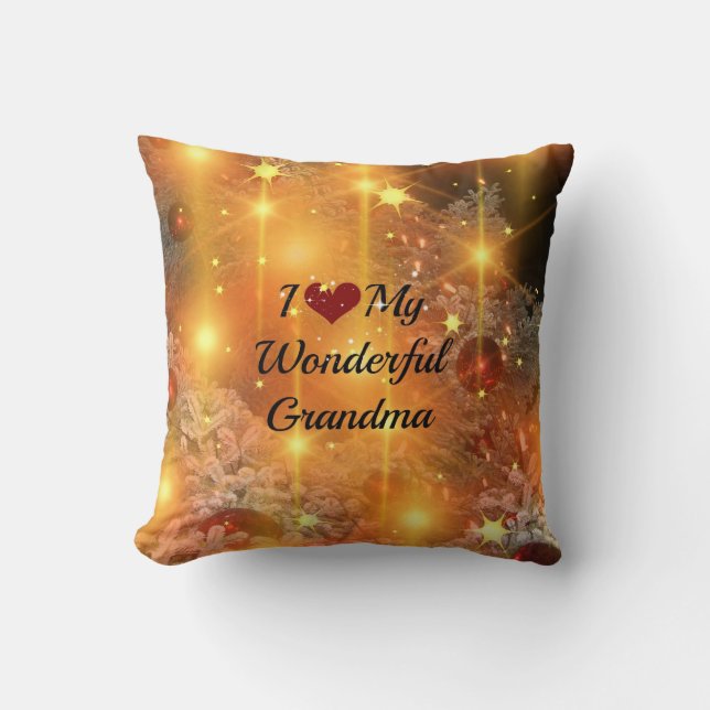I Love My Wonderful Grandma, Cushion (Front)