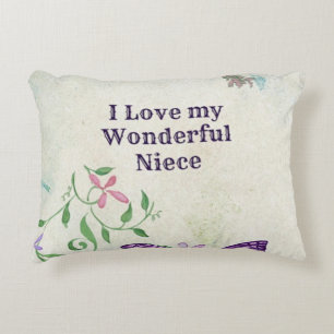 I Love My Wonderful Niece Decorative Cushion