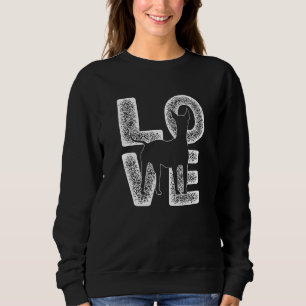 I Love My Xoloitzcuintle Dog Theme Design Sweatshirt