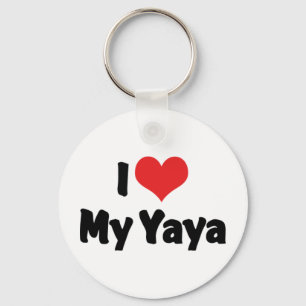 I Love My Yaya Keychain