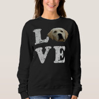 I Love My Yellow Lab Hoodie Labrador Retriever Dog