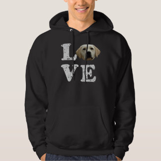 I Love My Yellow Lab Hoodie Labrador Retriever Dog