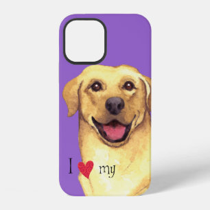 I Love my Yellow Lab iPhone 12 Case