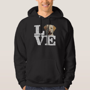 I Love My Yellow Lab Labrador Retriever Dog Hoodie
