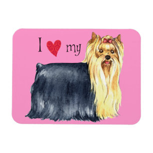 I Love my Yorkie Magnet