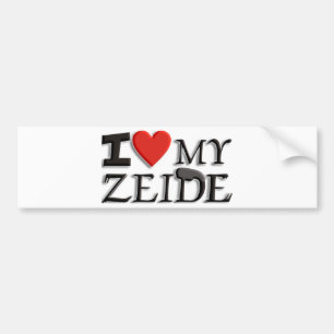 I love my Zeide Bumper Sticker
