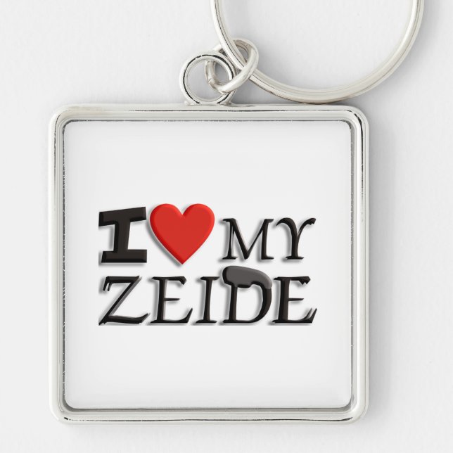 I love my Zeide Key Ring (Front)