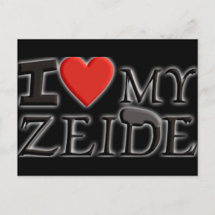 I love my Zeide Postcard