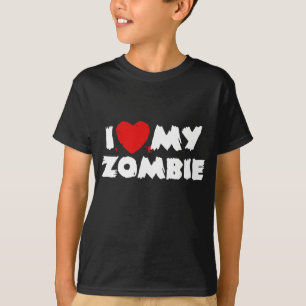 I Love My Zombie T-Shirt