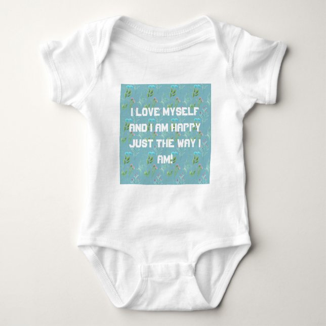 I love myself baby bodusuit bodysuit (Front)