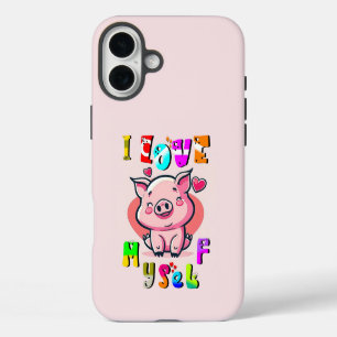 I Love Myself iPhone 16 Plus Case