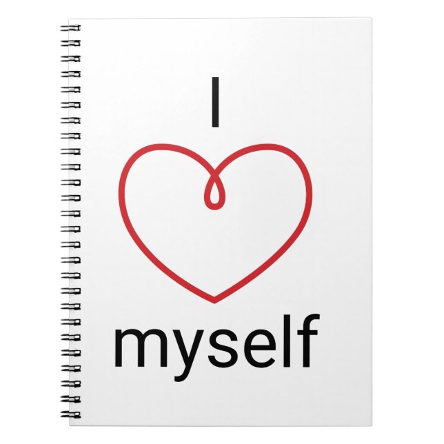 I Love Myself Design Notebook (Front)