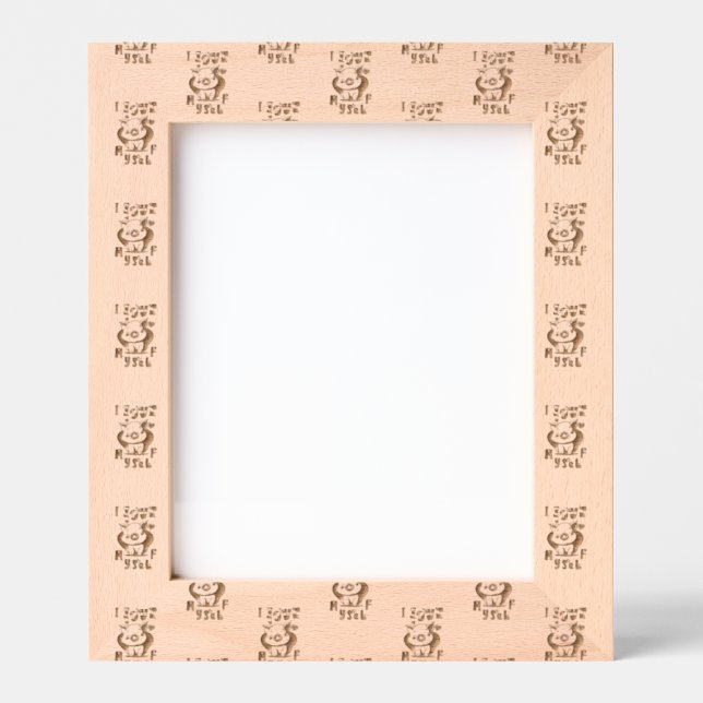 I Love Myself Etched Frames (Front)
