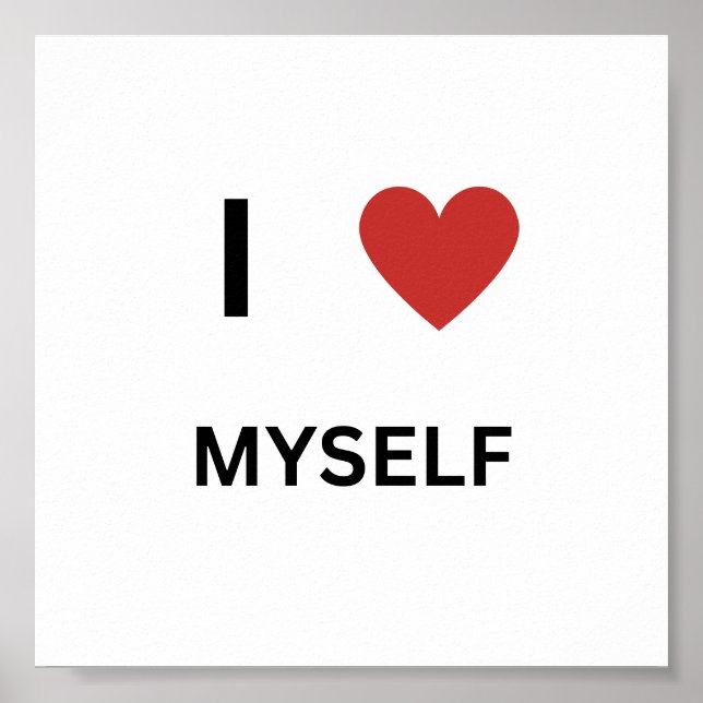 I love Myself Poster (Front)