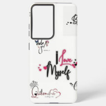 I Love Myself Self-Love Quote White