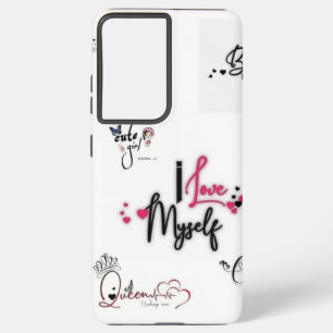 I Love Myself Self-Love Quote White Samsung Galaxy Case
