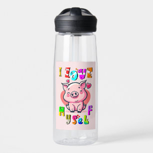 I Love Myself Water Bottle
