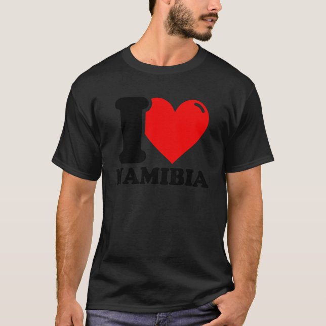 I Love Namibia T-Shirt (Front)