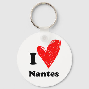 I love Nantes Key Ring