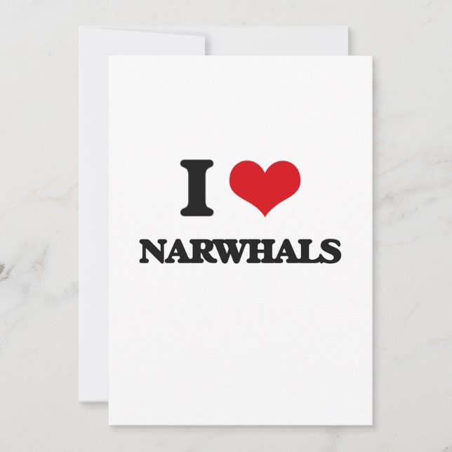 I love Narwhals (Front)