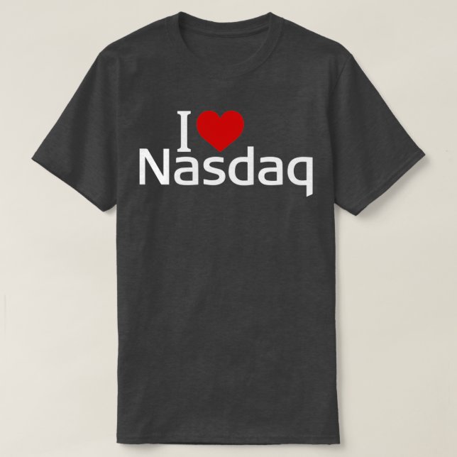 I love Nasdaq T-Shirt (Design Front)