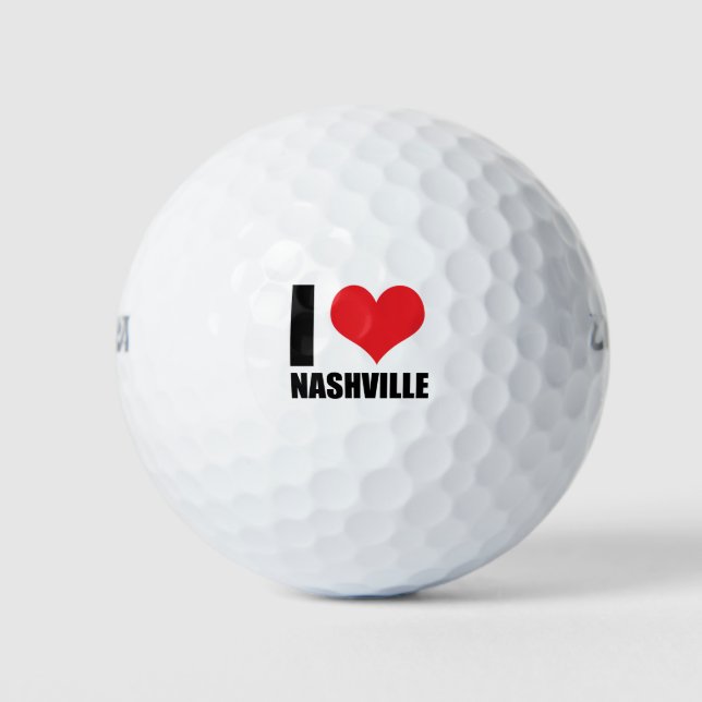 I love Nashville Golf Balls (Front)