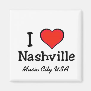 I Love Nashville Magnet