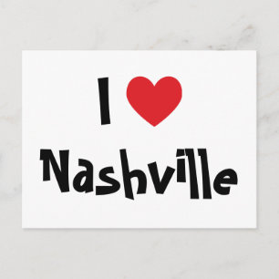 I Love Nashville Postcard