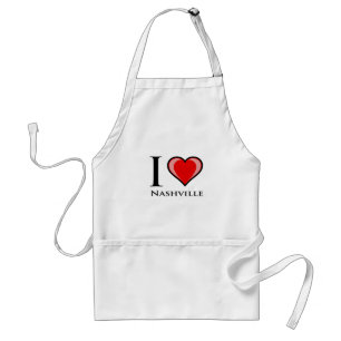 I Love Nashville Standard Apron