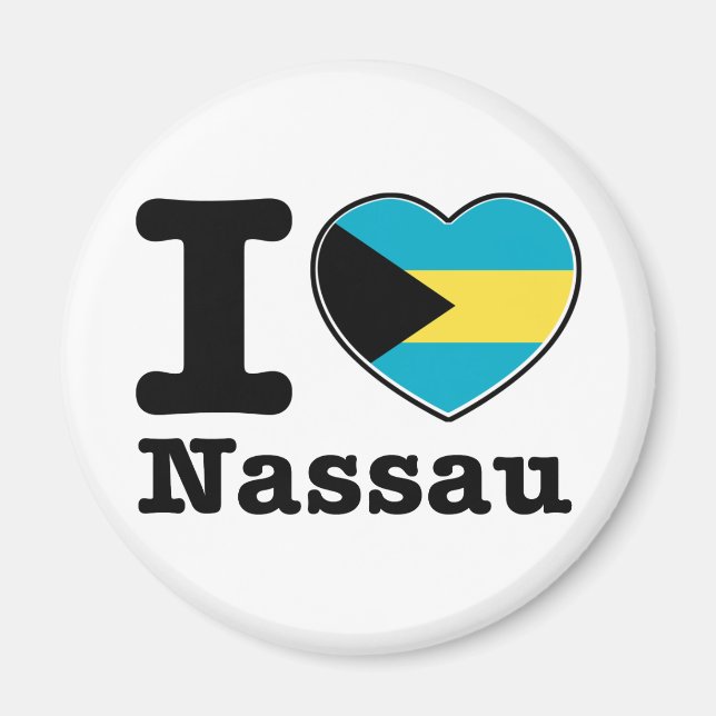 I love Nassau Magnet (Front)