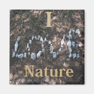 I Love Nature Apparel and Gifts Magnet