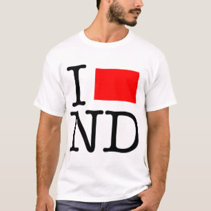I Love ND North Dakota T-Shirt