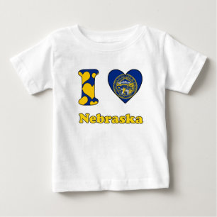 I love Nebraska Baby T-Shirt